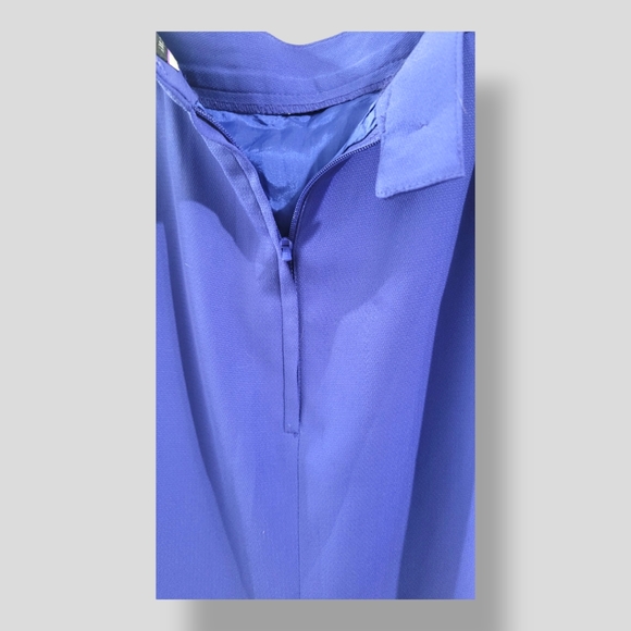 Royal Blue Knee-Length Skirt – Size 16 Youth – Gently Used - Picture 3 of 7